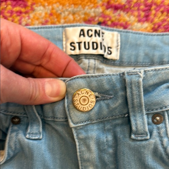 Acne Studios Blue Skinny Jeans Classic Fit - Picture 4 of 11